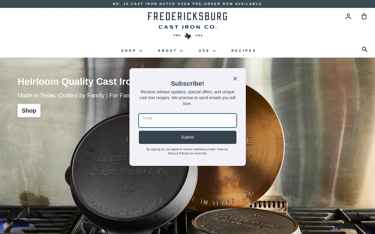 Fredericksburg Cast Iron Co. screenshot