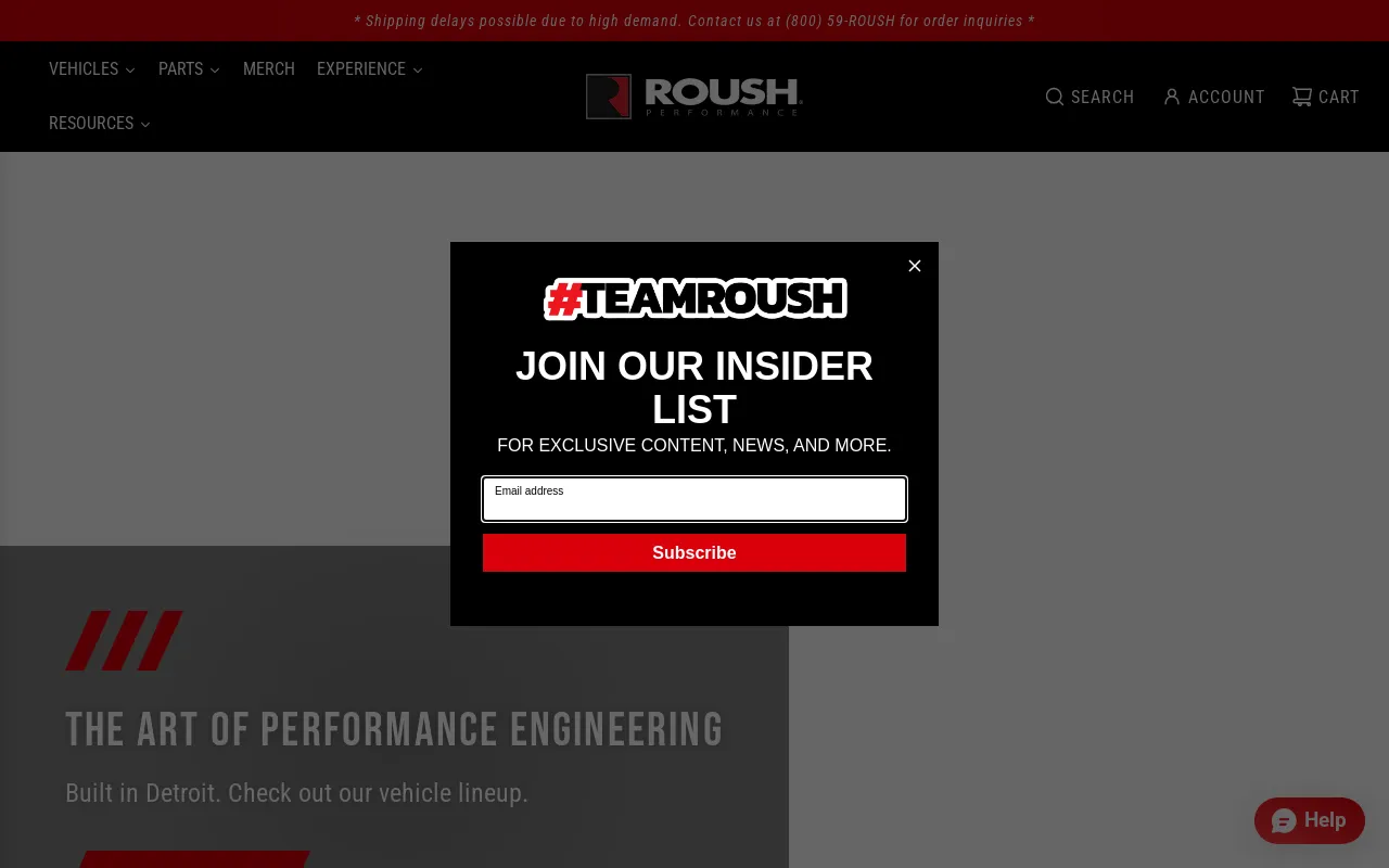 www.roushperformance.com screenshot