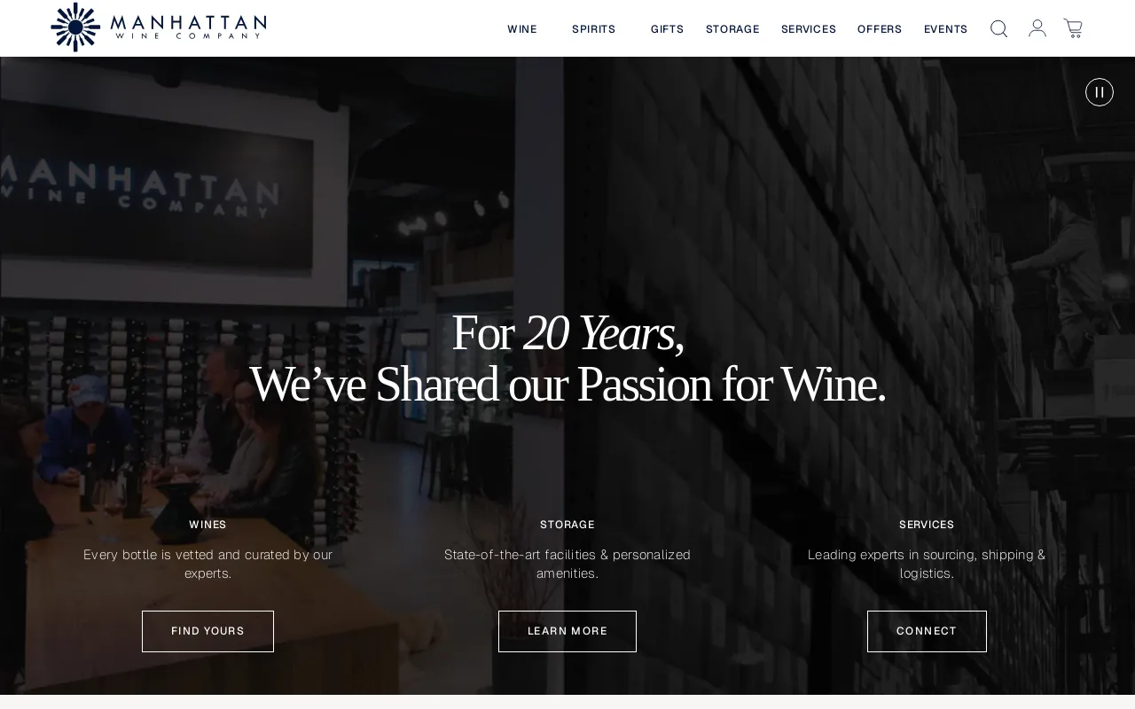 Manhattan Wine Company screenshot