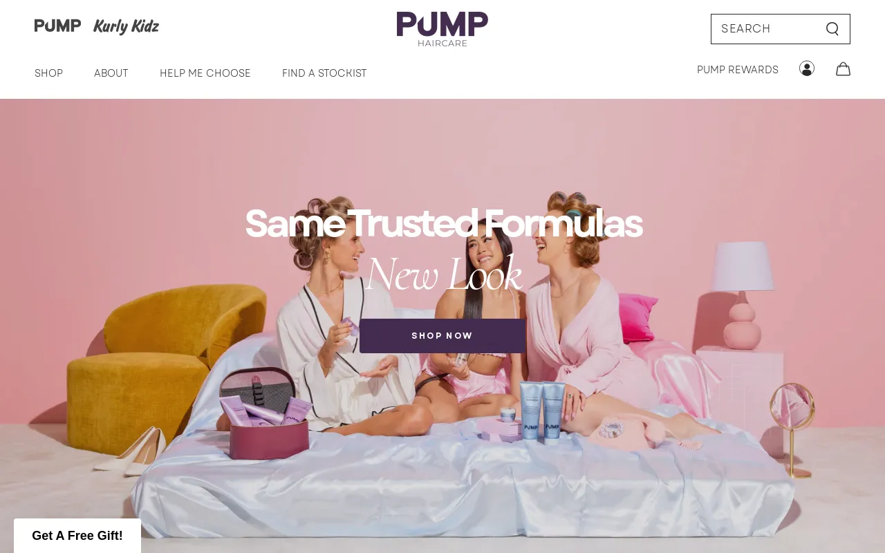 Pump Haircare screenshot