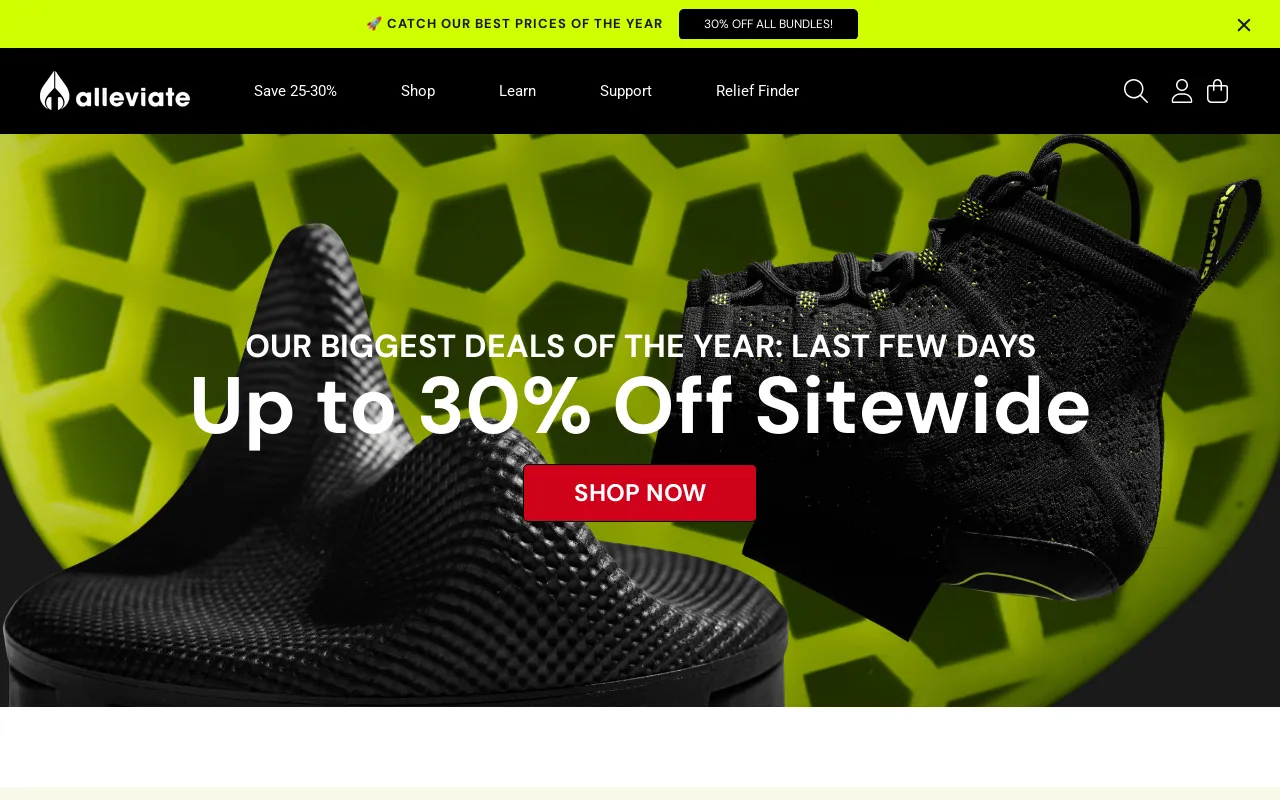 Alleviate screenshot