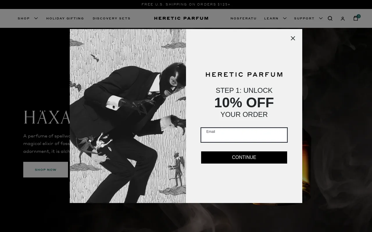 HERETIC PARFUM screenshot