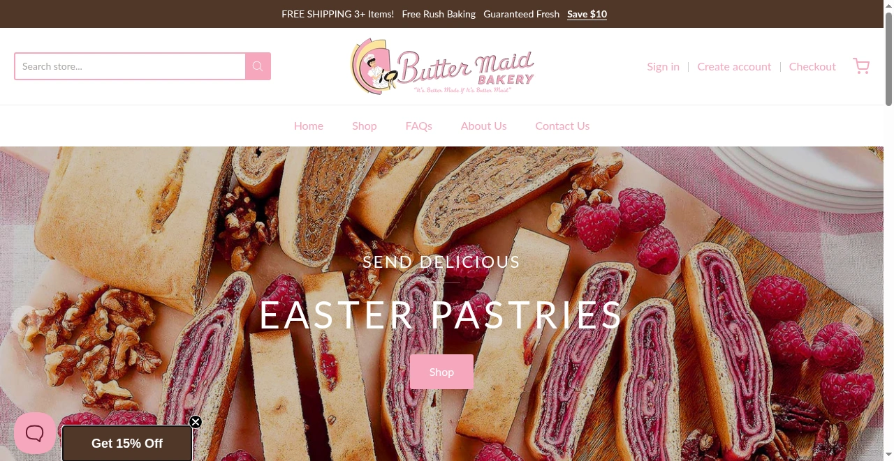 Butter Maid Bakery screenshot