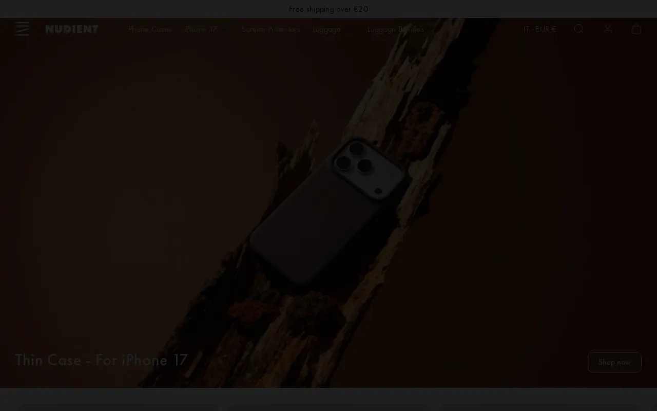 NUDIENT website screenshot
