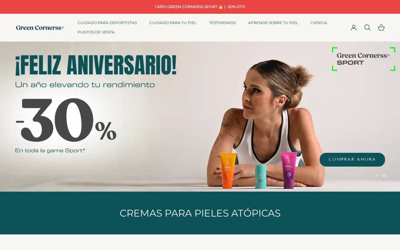 greencornerss.com screenshot