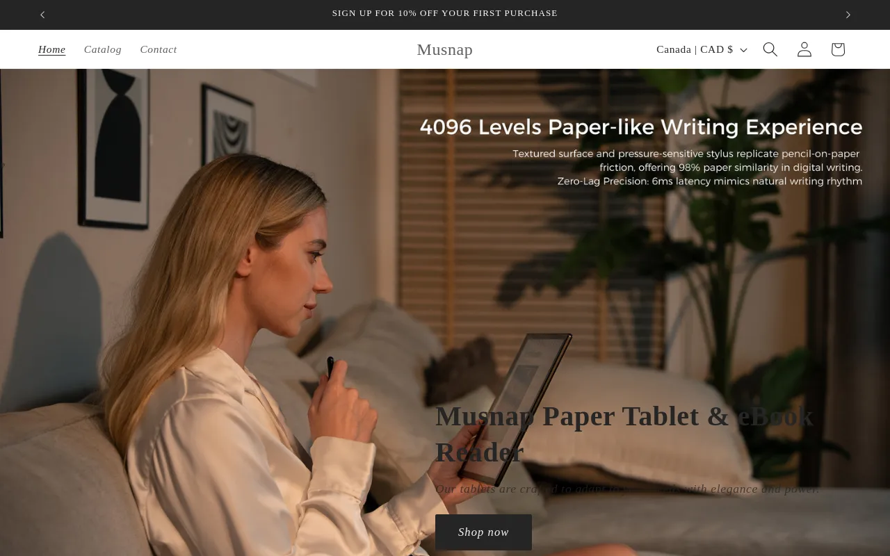 Musnap screenshot
