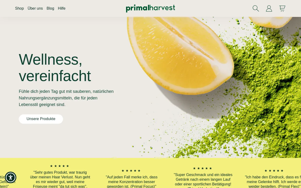 Primal Harvest screenshot