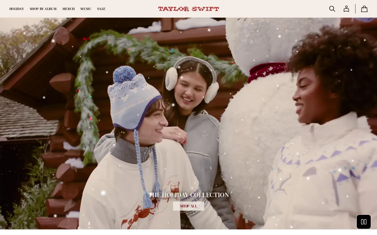 Taylor Swift Official Store AU screenshot
