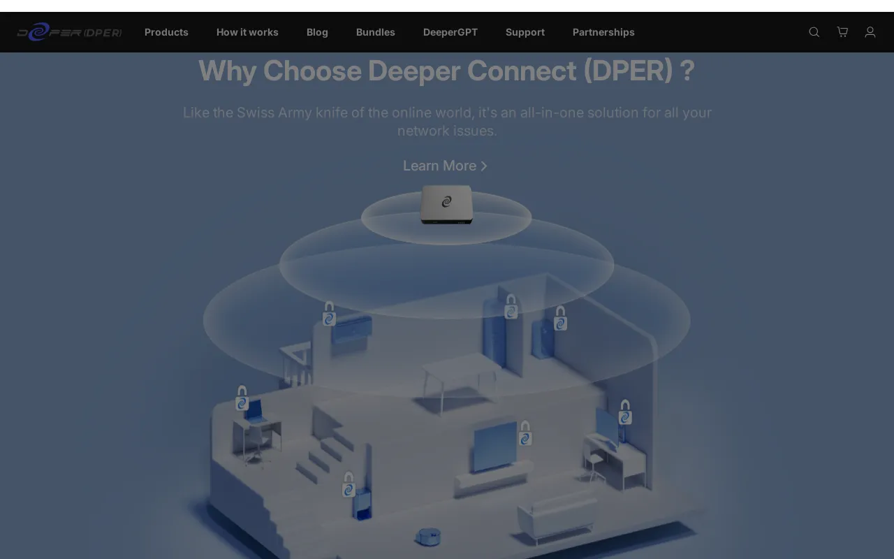 Deeper Network screenshot