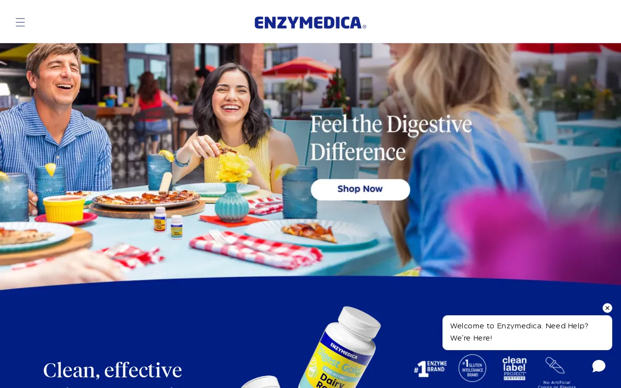 getenzy.com screenshot