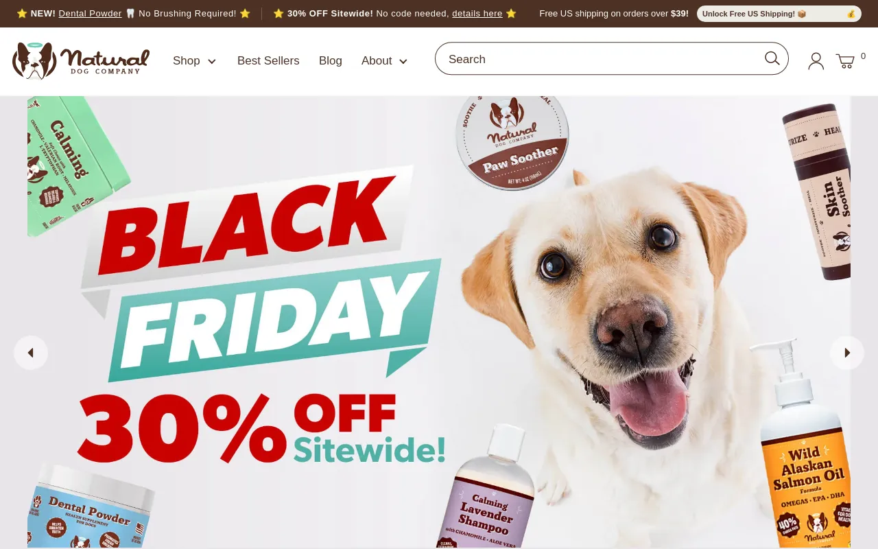 Natural Dog Company screenshot