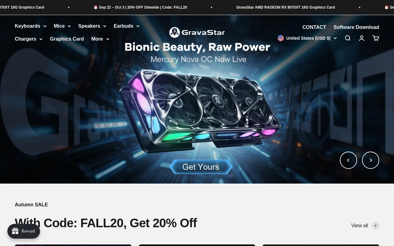 GravaStar screenshot