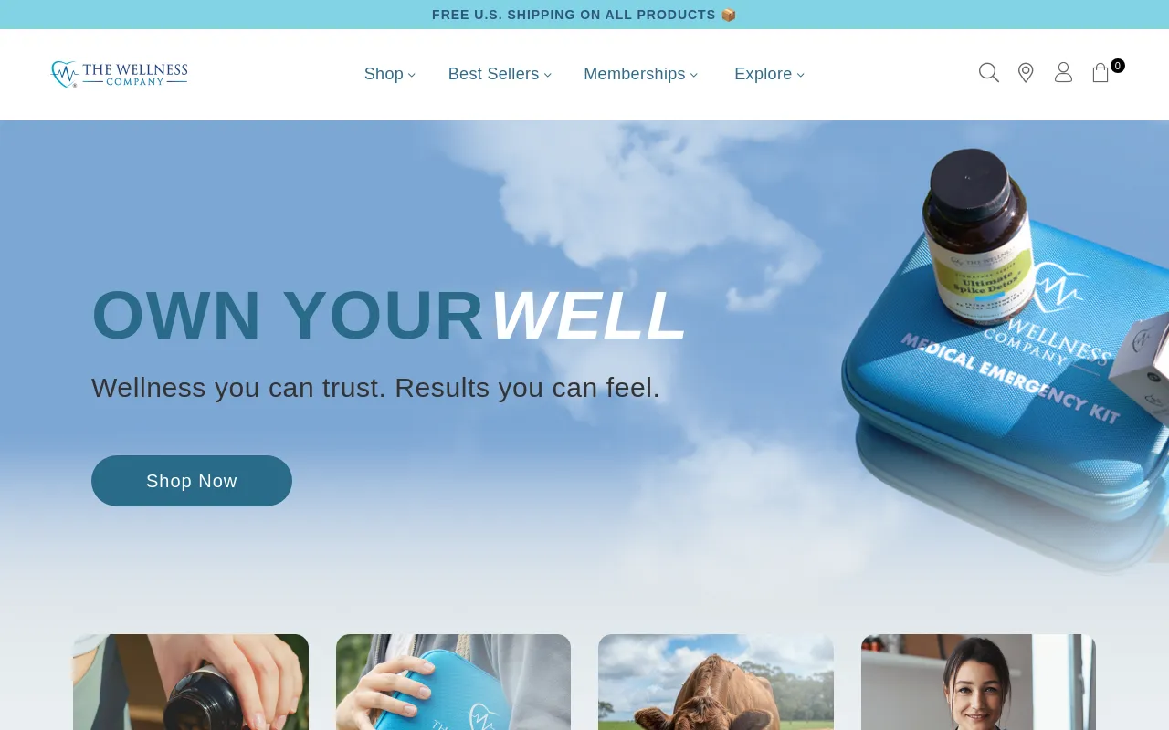 The Wellness Company screenshot