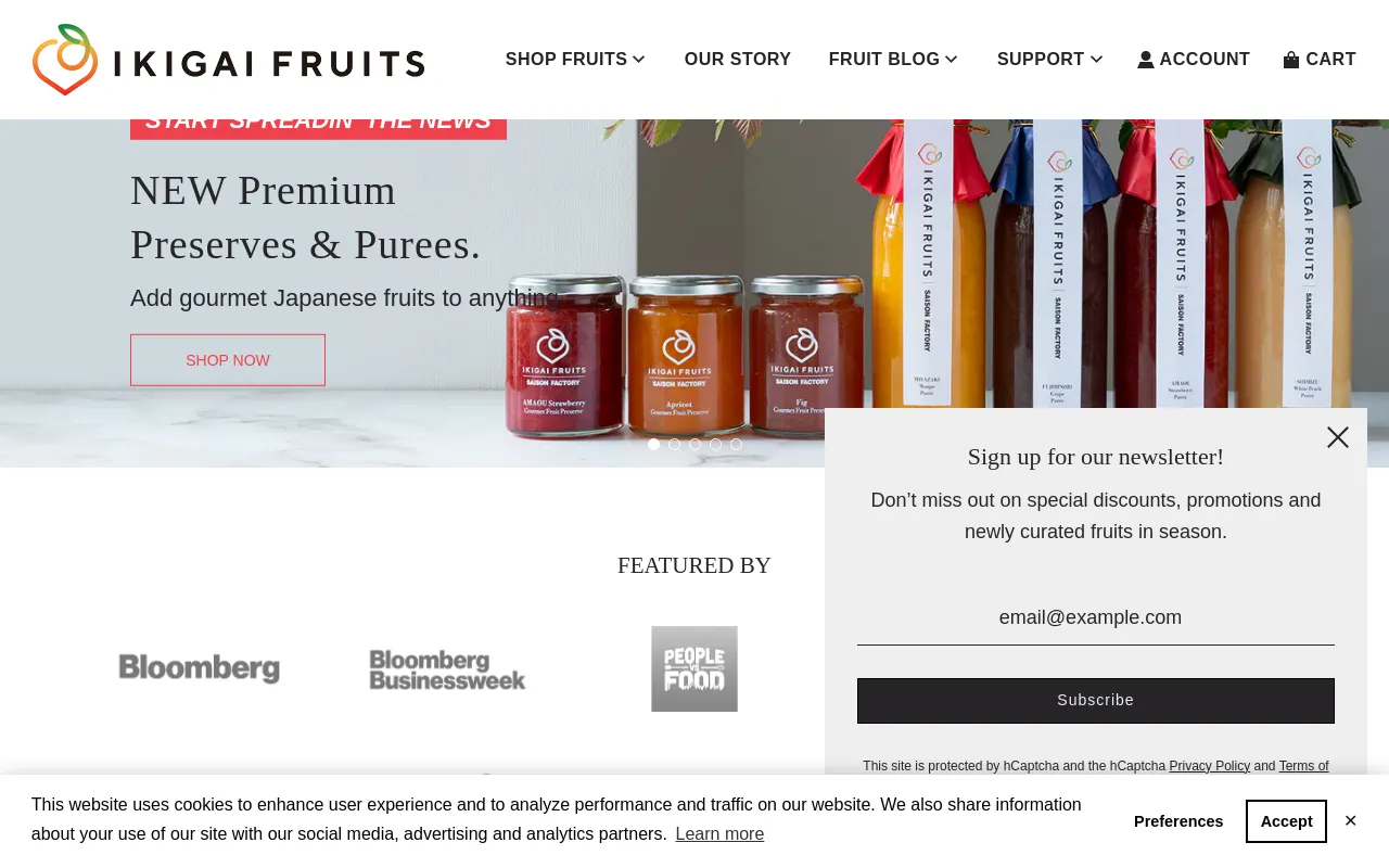 ikigaifruits.com screenshot