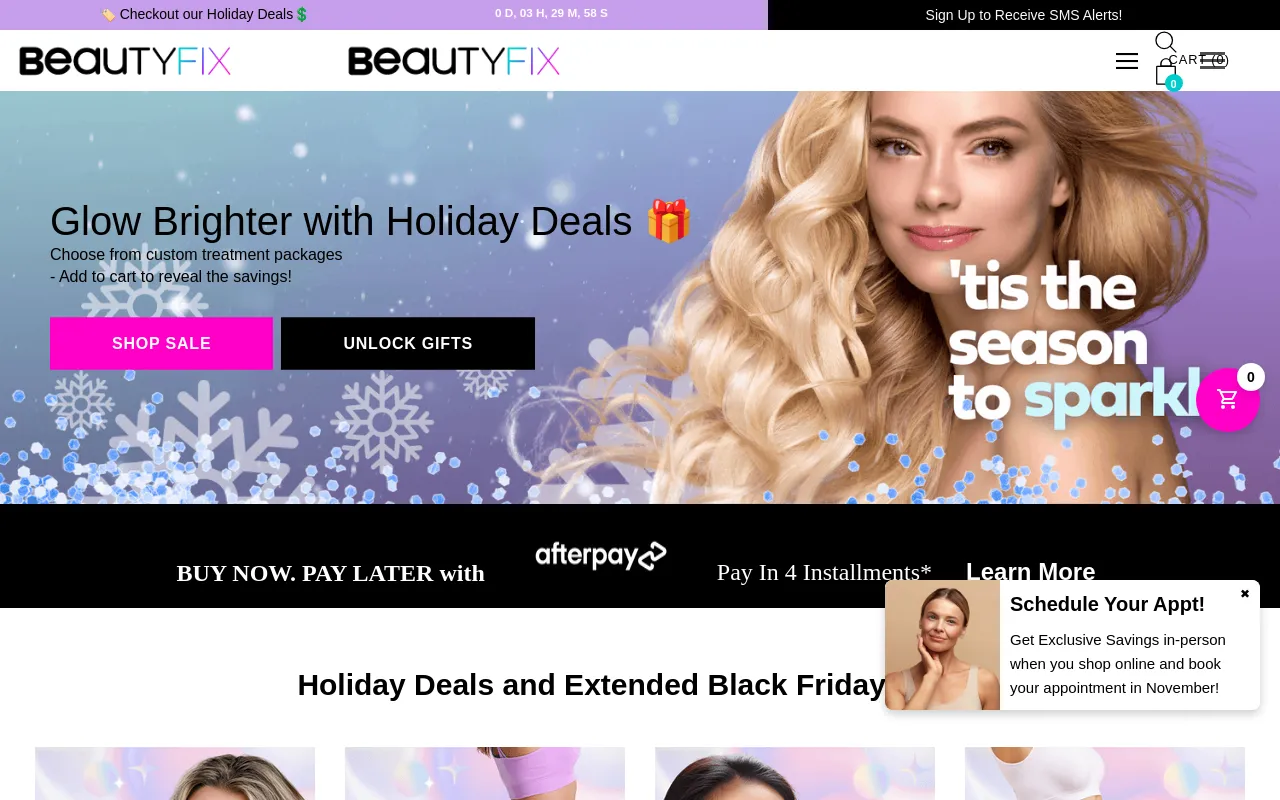 BeautyFix MedSpa screenshot