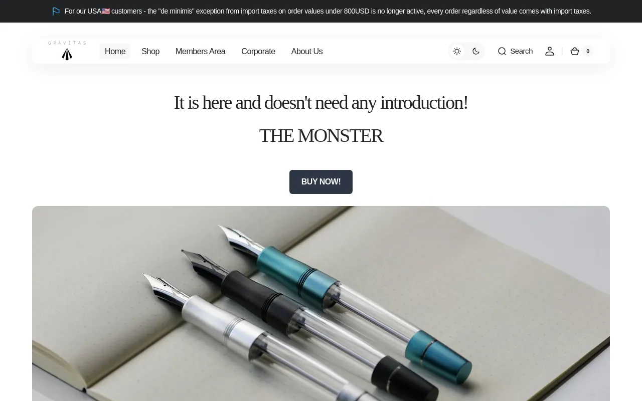 Gravitas Pens screenshot