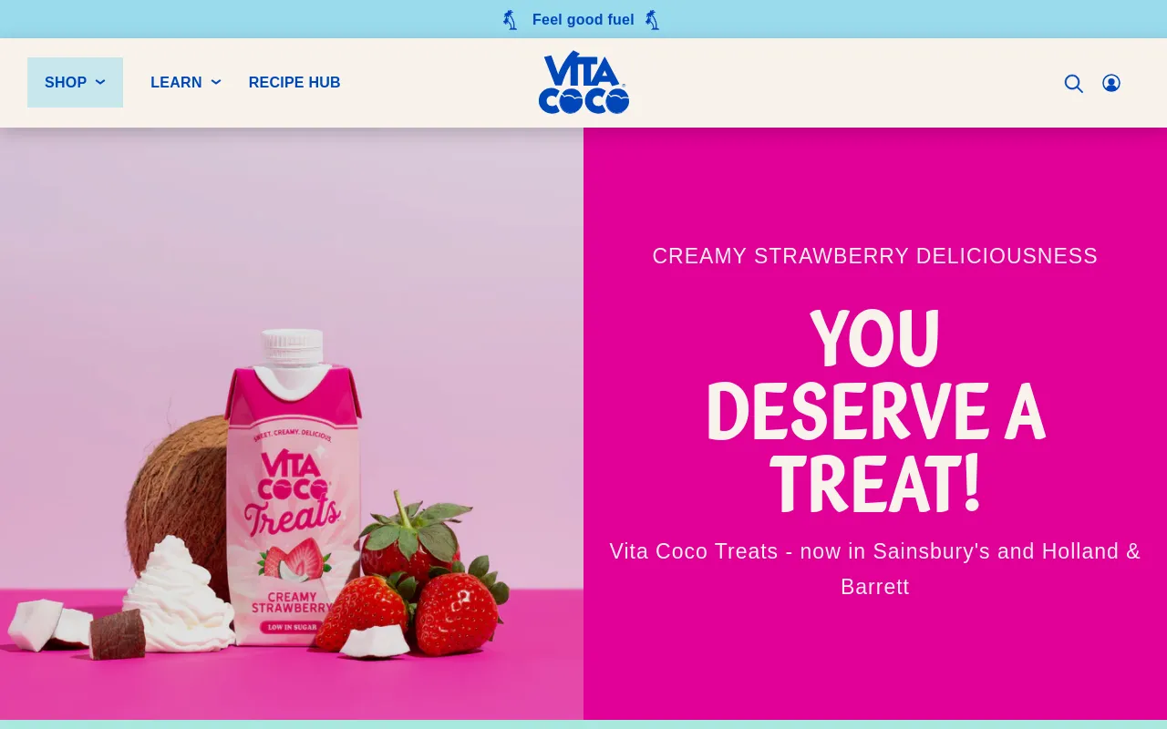 UK Vita Coco screenshot