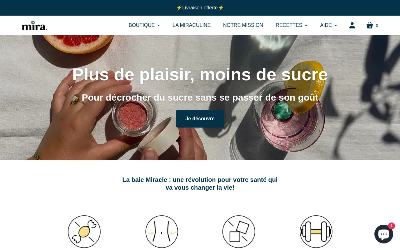 mira-shop screenshot