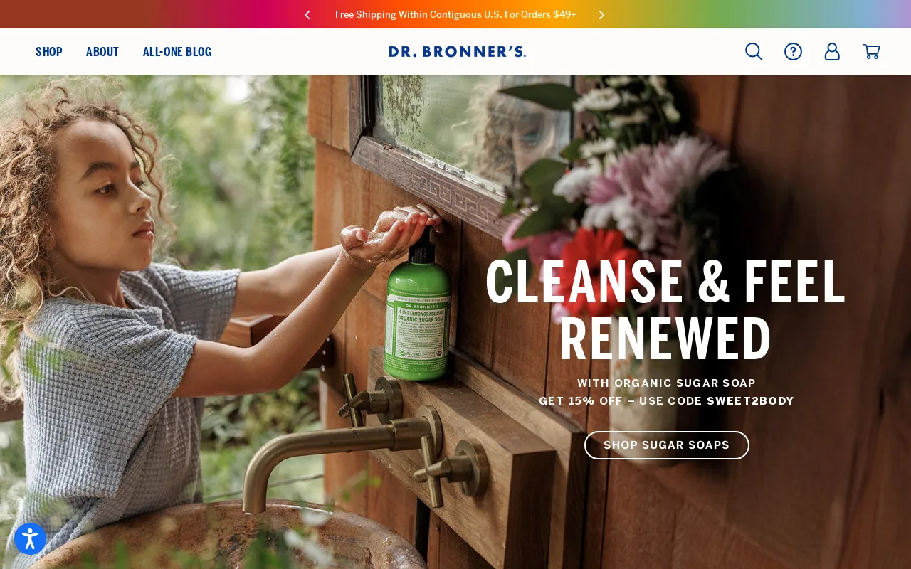 Dr. Bronner's screenshot