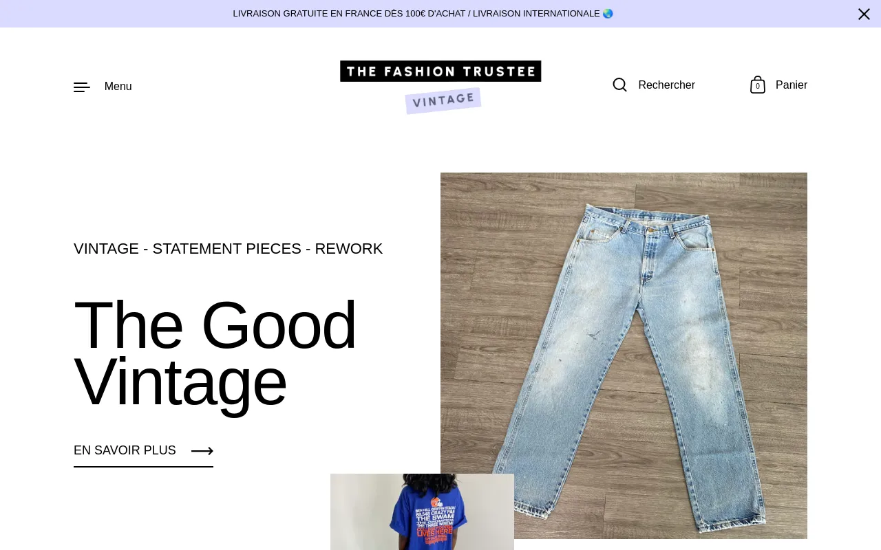 THE FASHION TRUSTEE VINTAGE screenshot