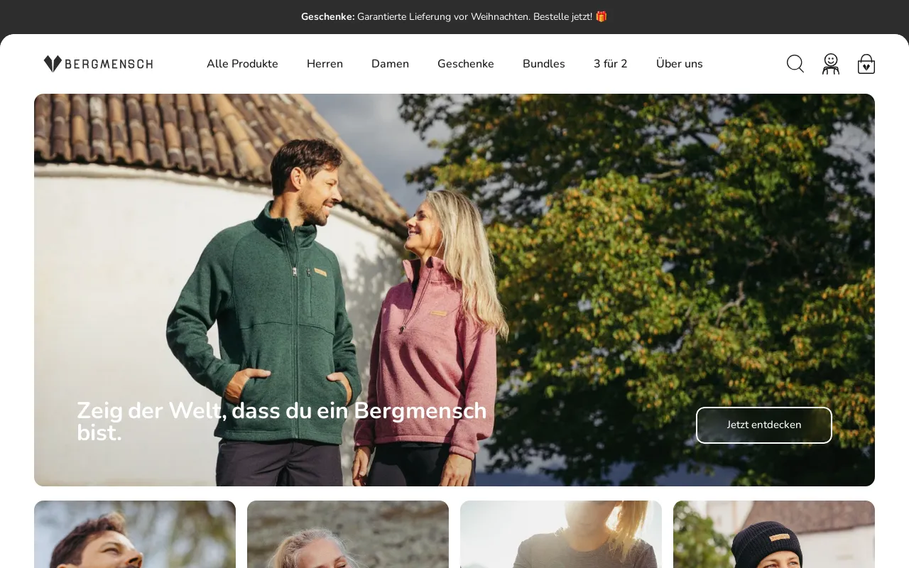 BERGMENSCH® screenshot