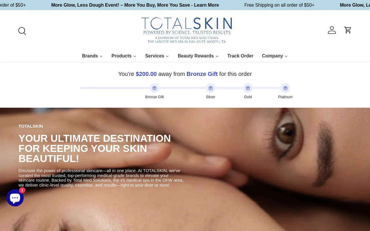 TOTALSKIN screenshot