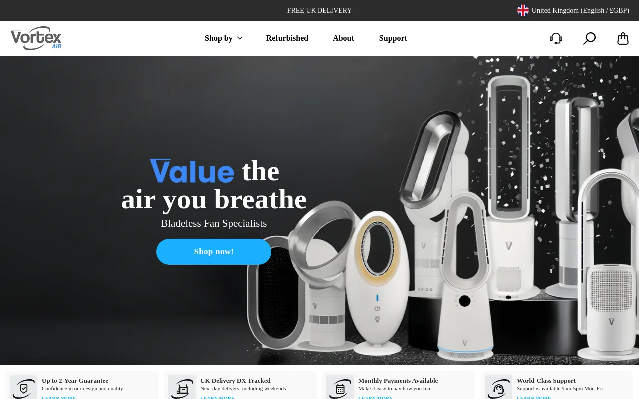 Vortex Air screenshot