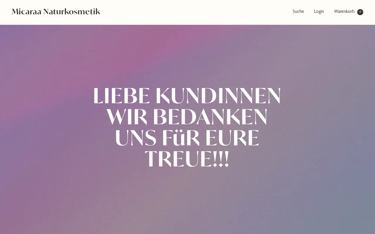 Micaraa Naturkosmetik screenshot