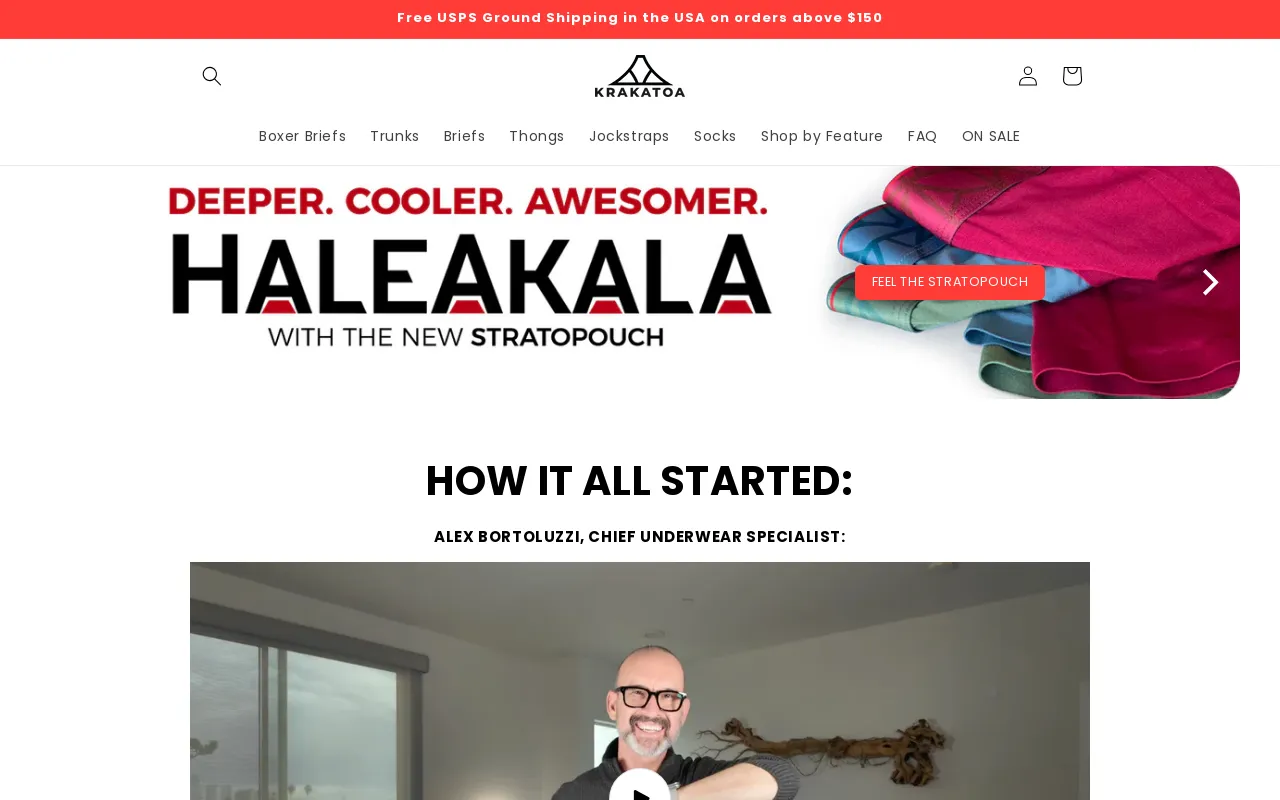 Krakatoa Underwear screenshot