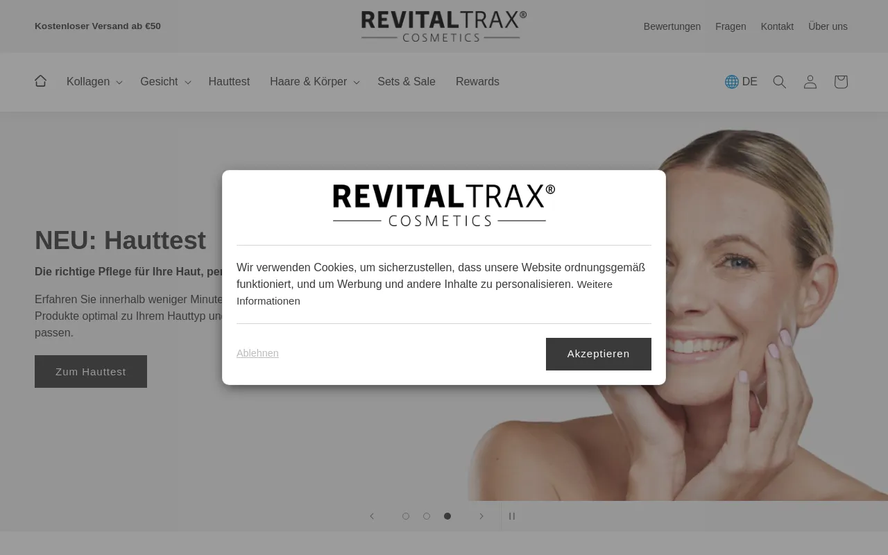 RevitalTrax Deutschland screenshot