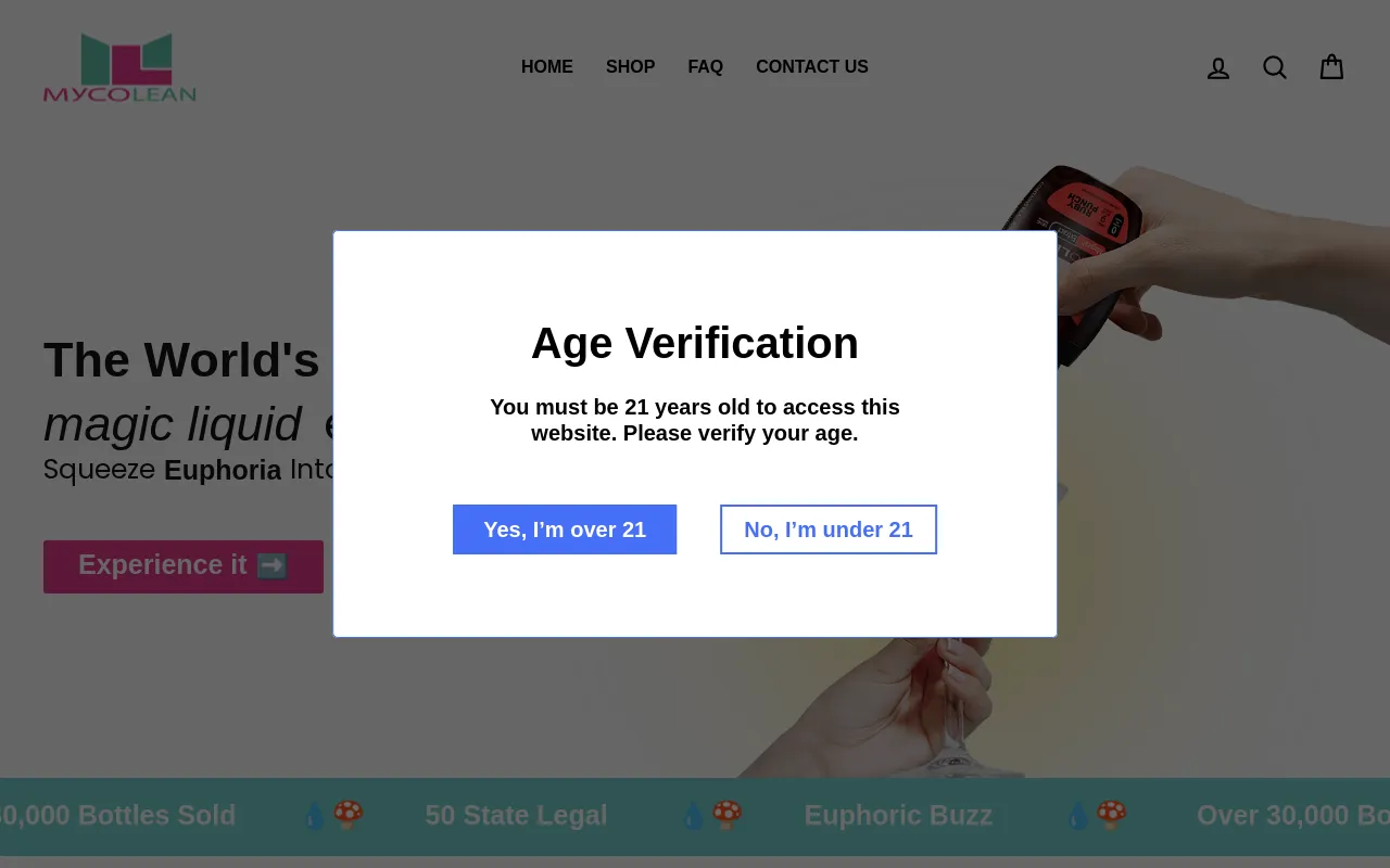 mycolean.com screenshot