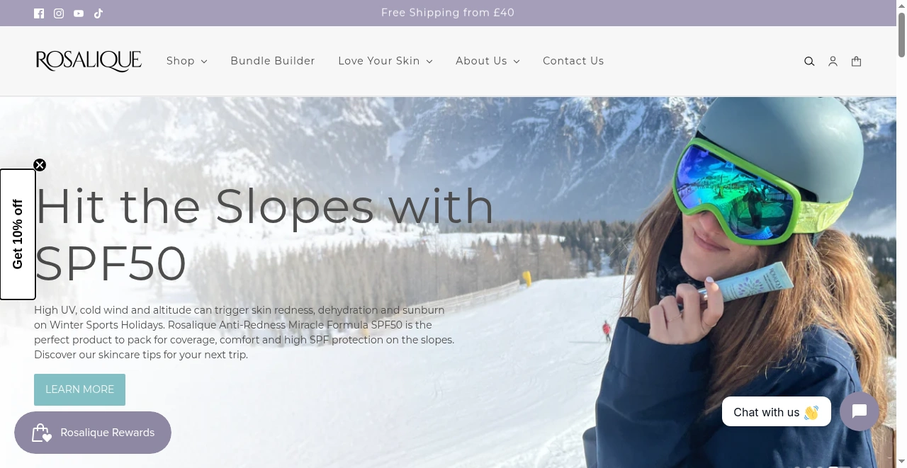 Rosalique UK screenshot