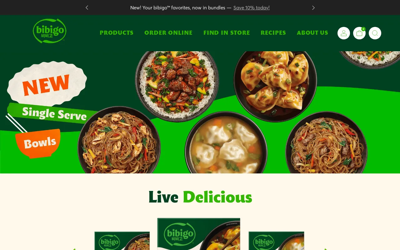 BibigoUSA screenshot