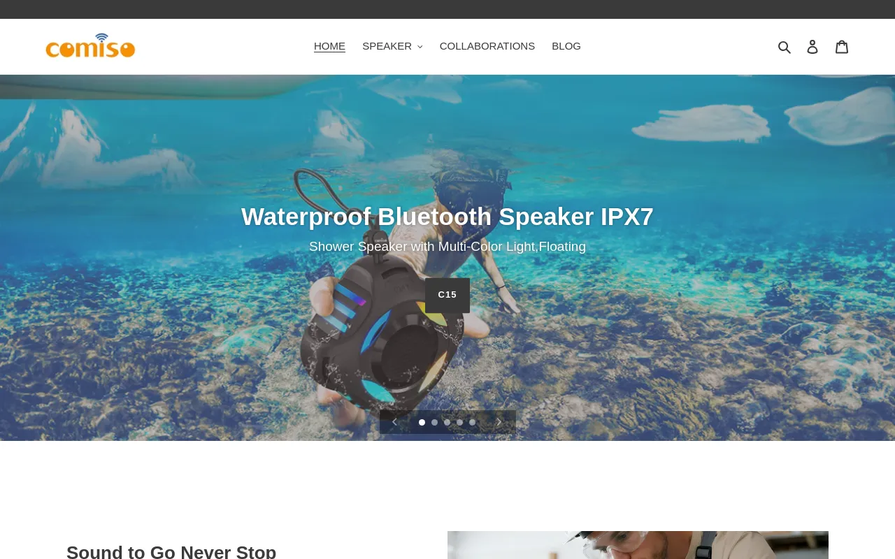 AUDIO website screenshot