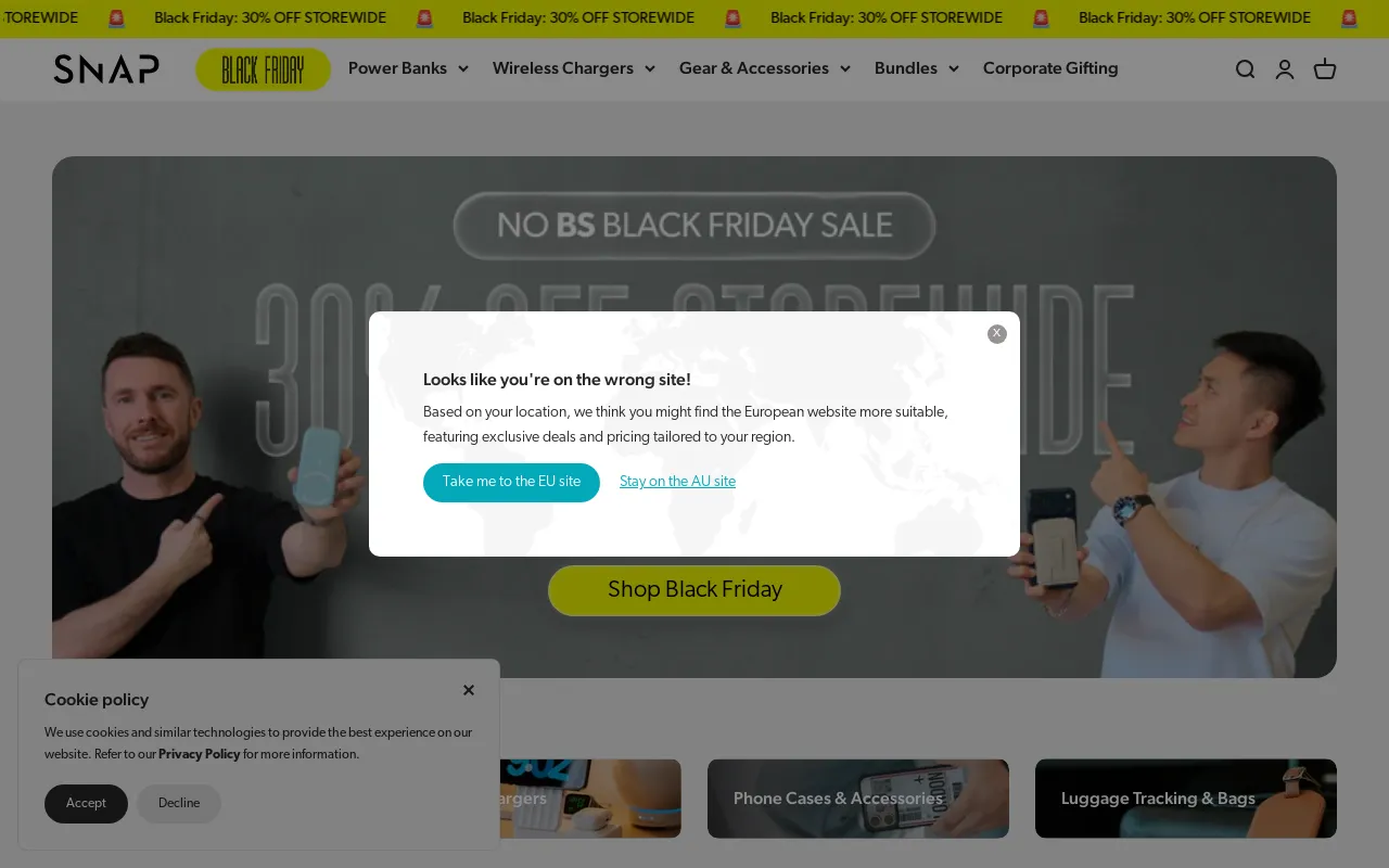 SnapWireless screenshot