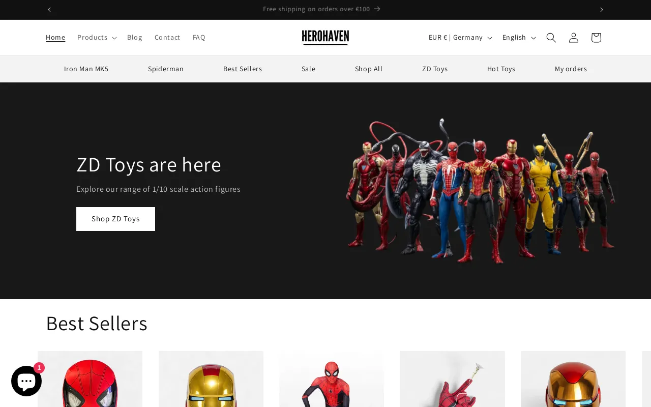 HeroHaven screenshot