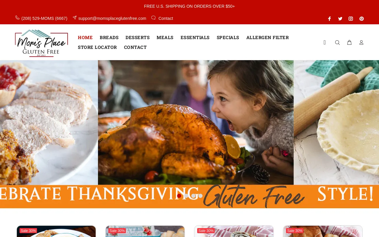Mom's Place Gluten Free screenshot