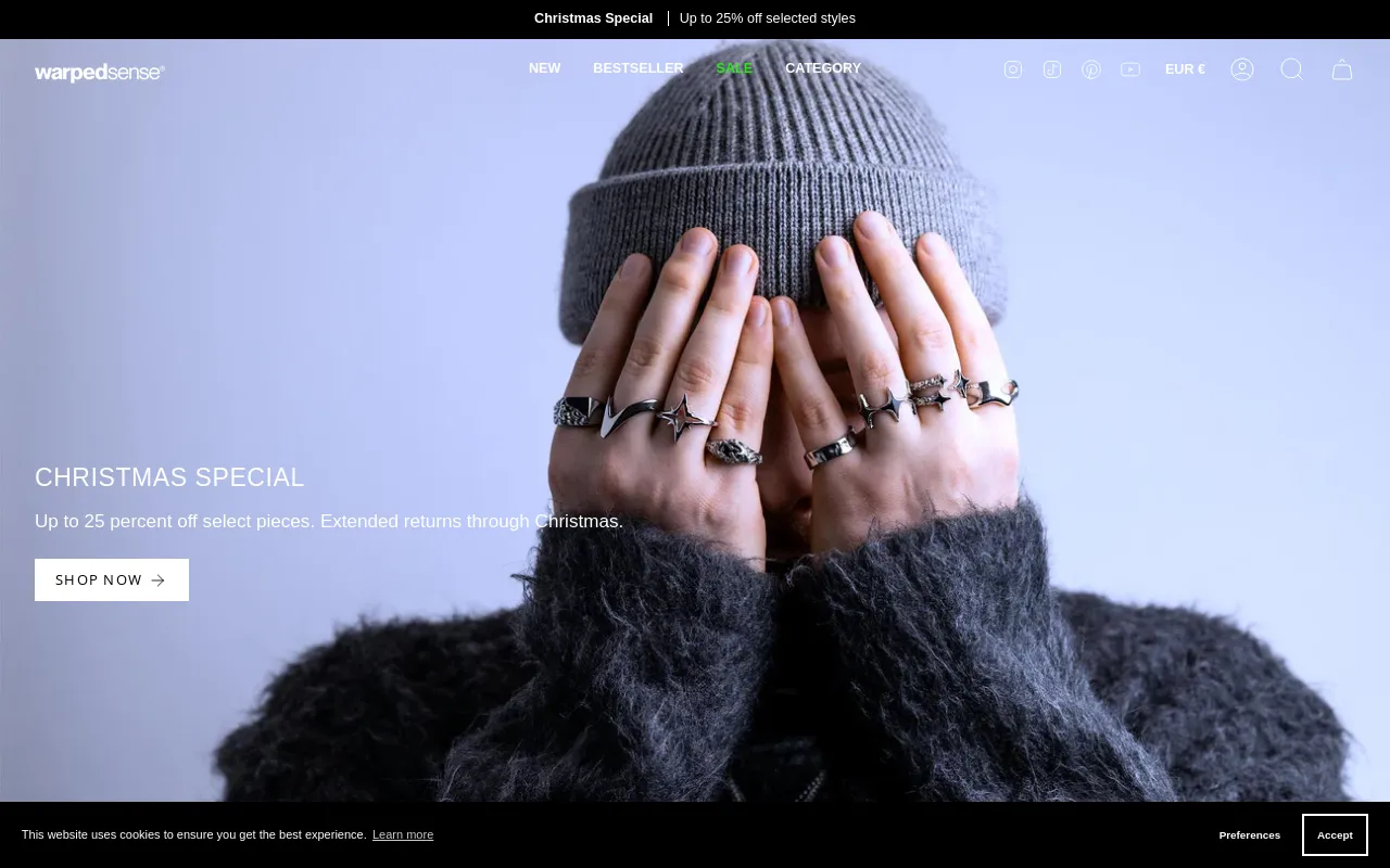 warpedsense screenshot