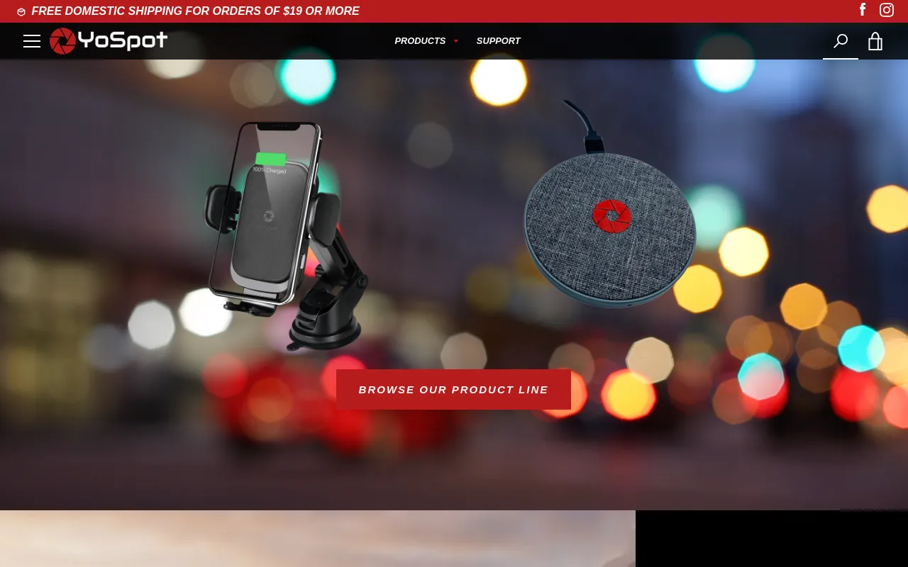 YoSpot USA website screenshot