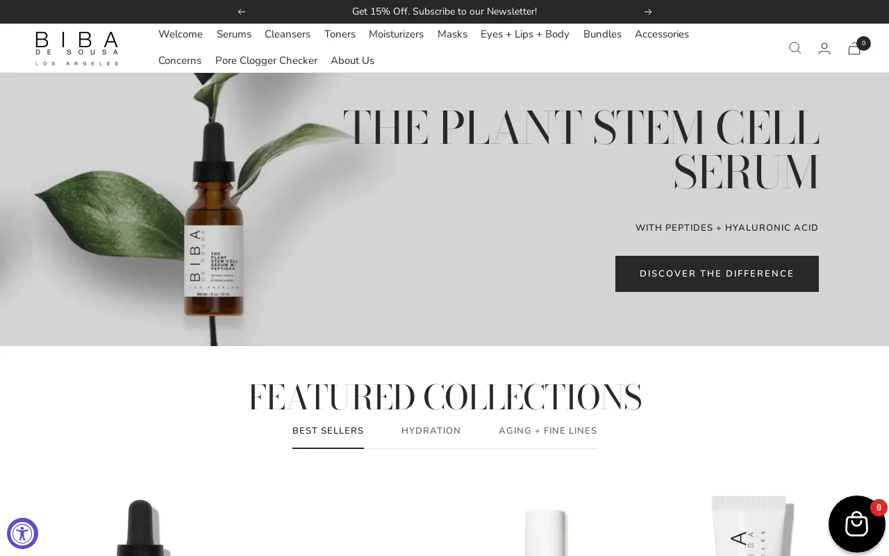 BIBA LOS ANGELES screenshot