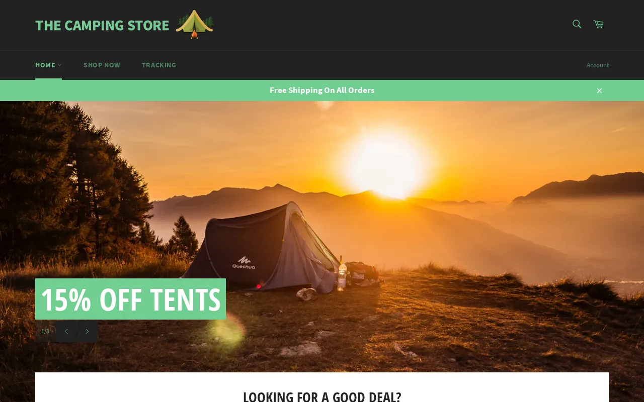 The Camping Store screenshot
