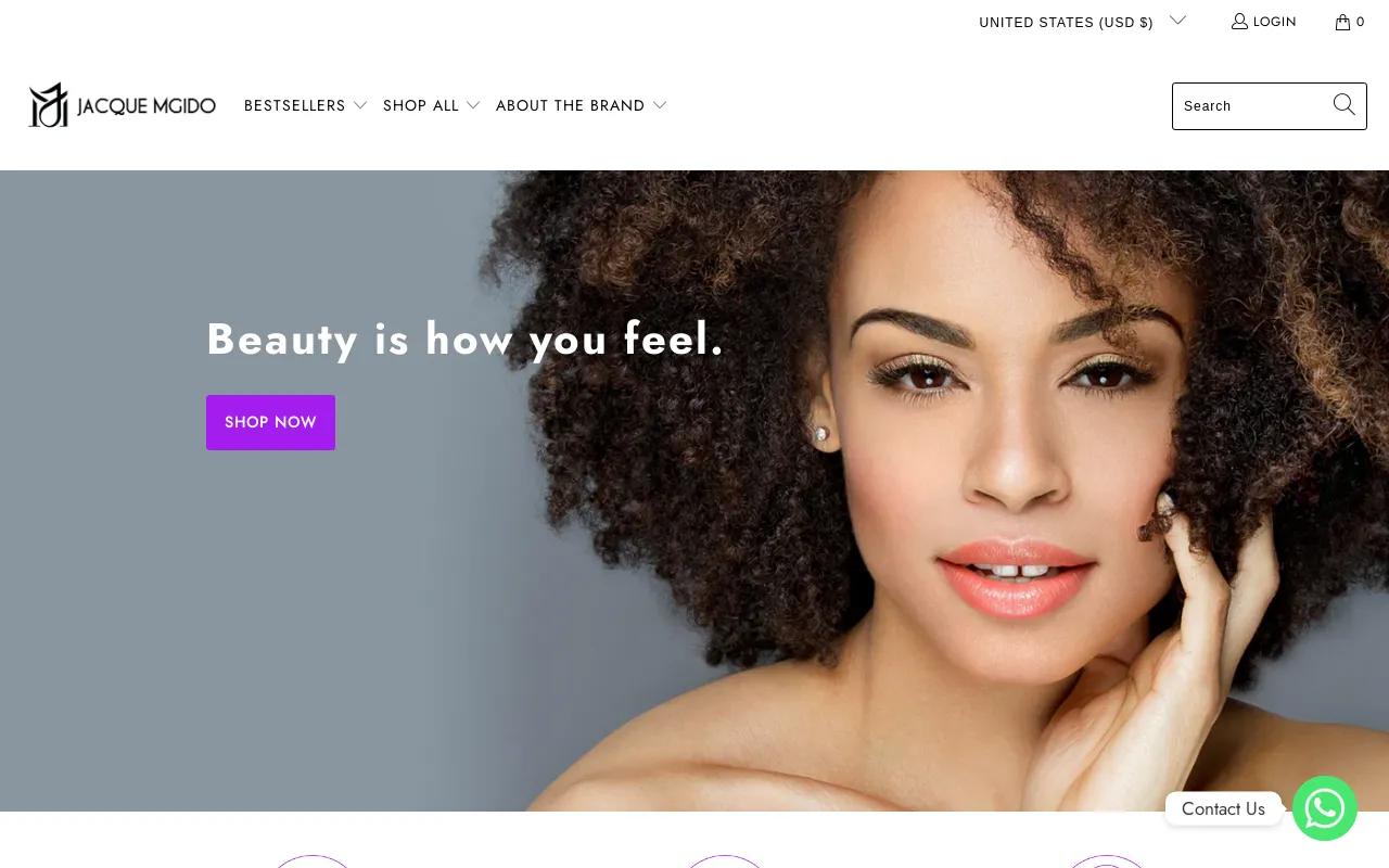 JacqueMgidoCosmetics screenshot