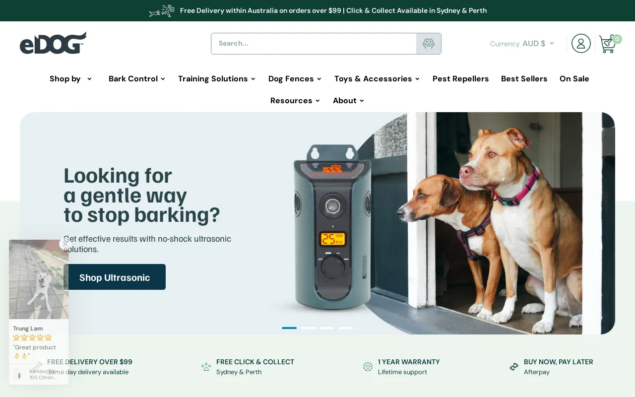 eDog Australia screenshot