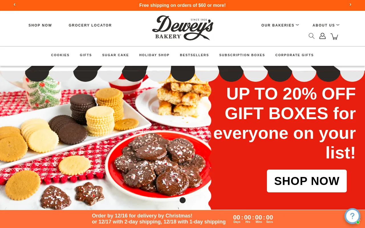 Dewey's Bakery screenshot