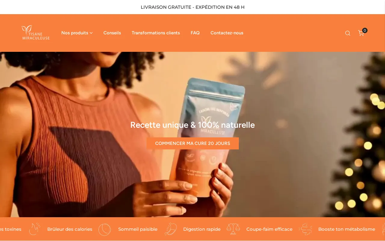 Tisane Miraculeuse FR screenshot