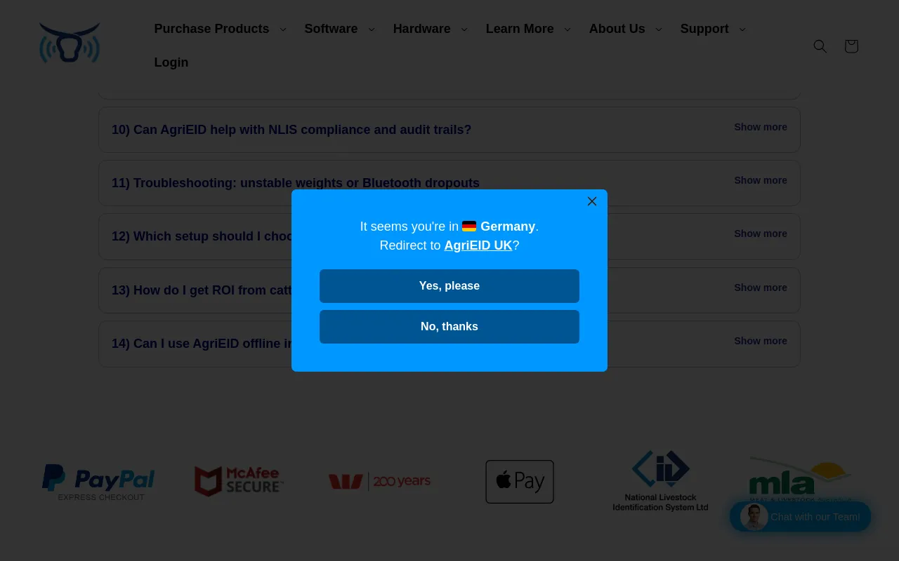 AgriEID Australia screenshot