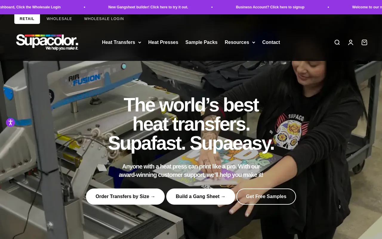 Supacolor US screenshot