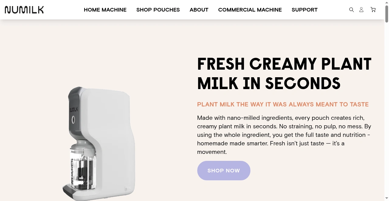 Numilk Shop screenshot