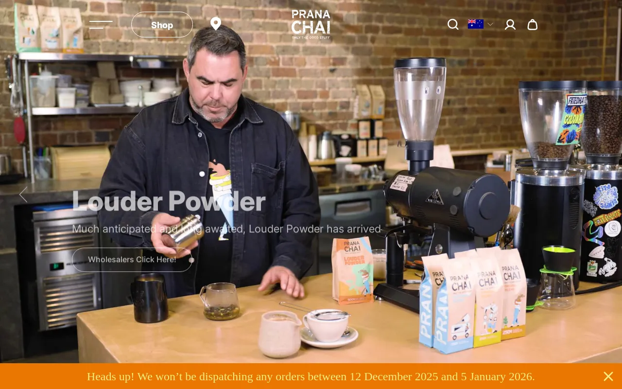 Prana Chai screenshot