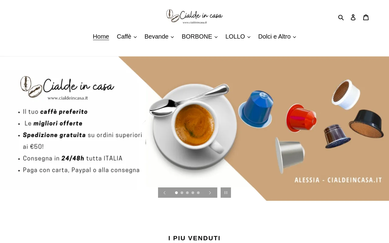 cialdeincasa.it screenshot
